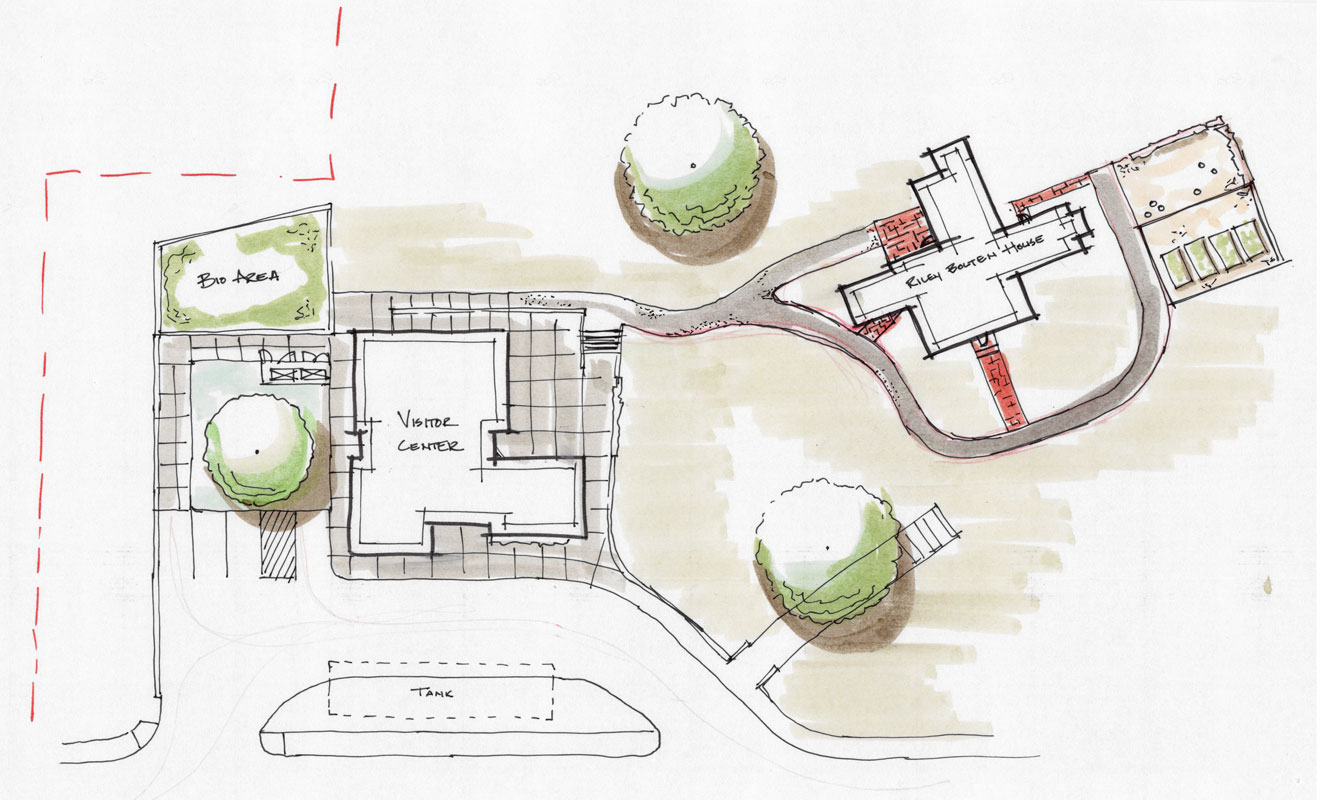 Sketch plan of Josiah Henson Park
