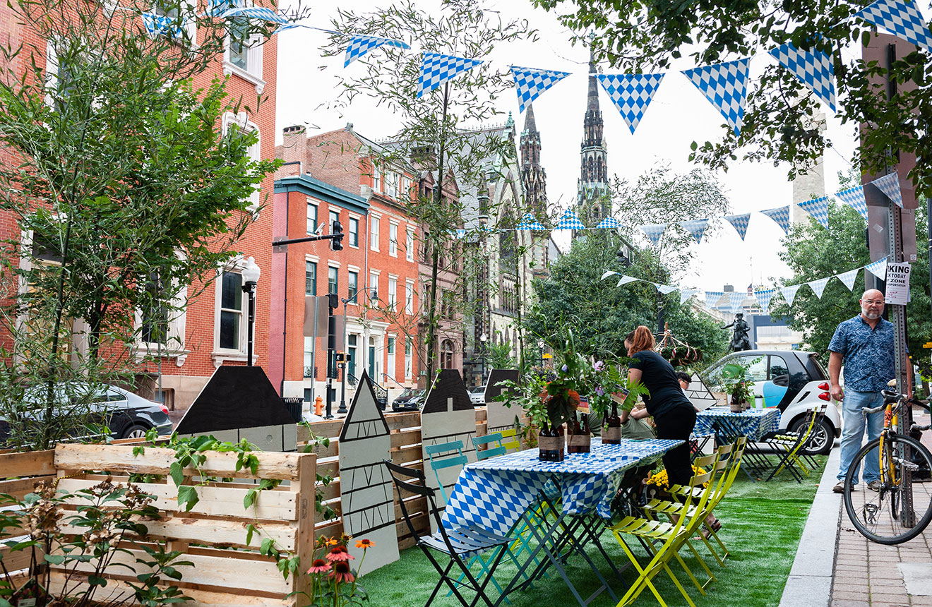 Parking Day 2018 on Charles Street