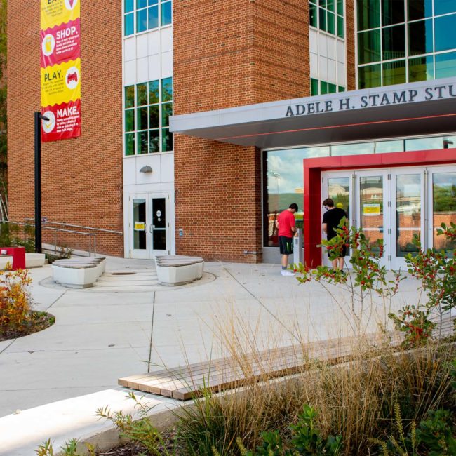 Stamp Student Union North Entrance