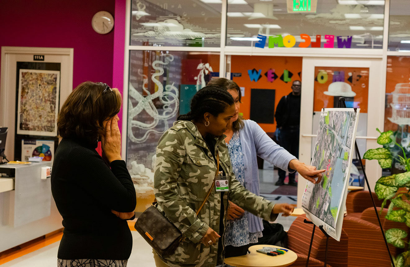 Community charrette for Florence Cummins Park