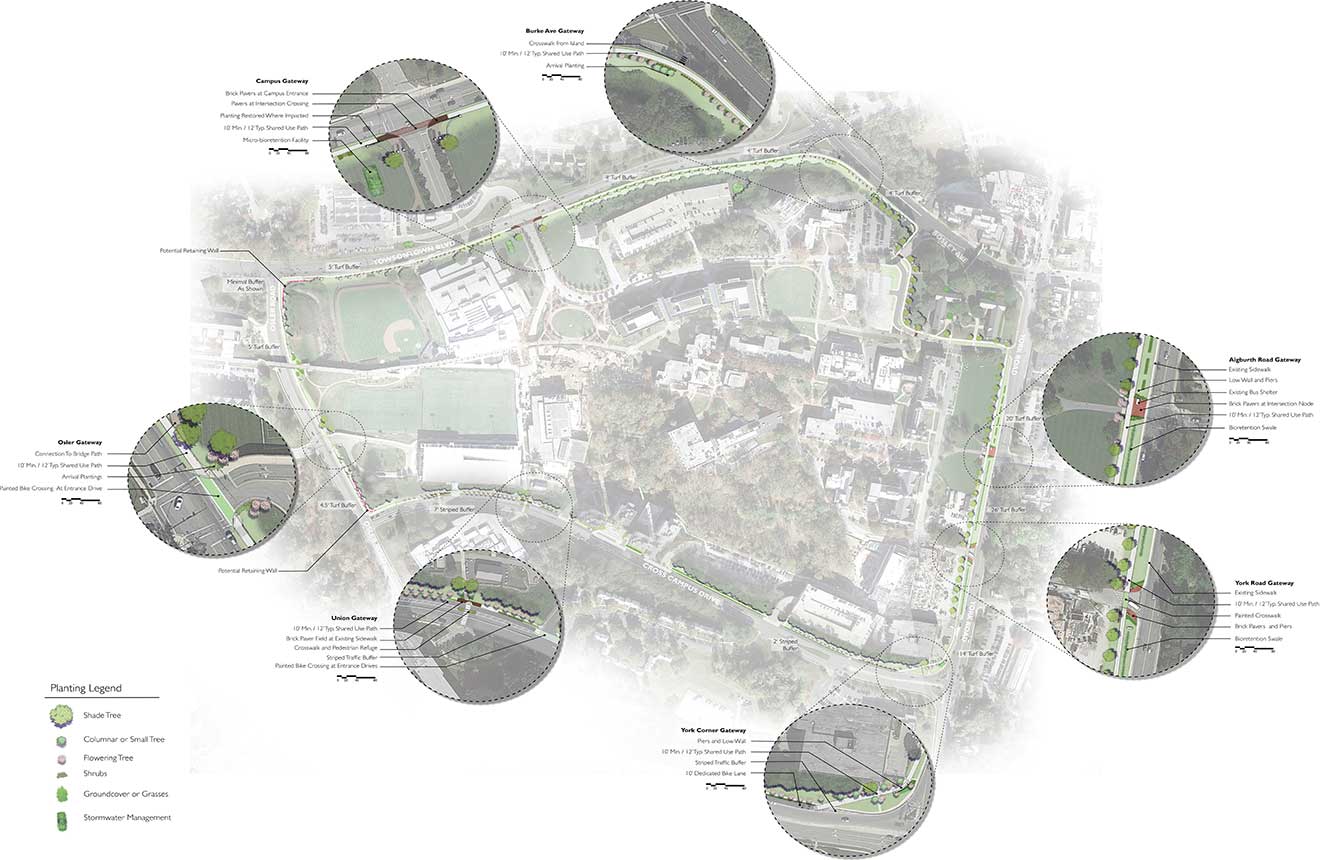 Towson Bikeway Loop Context Map